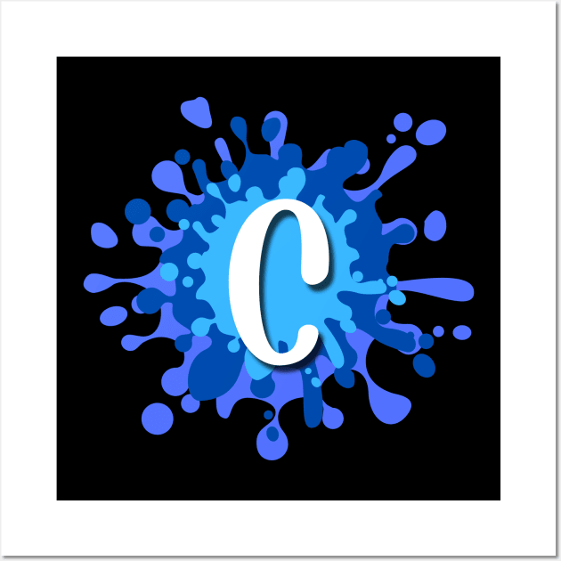 Letter C Wall Art by HiCuteVision